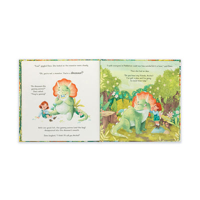 Archie, My Dinosaur Friend Book - Jellycat