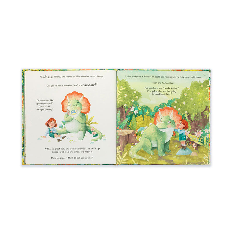 Archie, My Dinosaur Friend Book - Jellycat