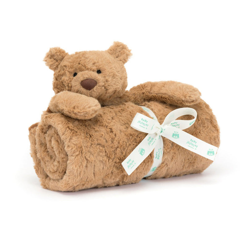 Bashful Bartholomew Bear Blankie - Jellycat