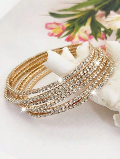Stretchy Rhinestone Bracelet