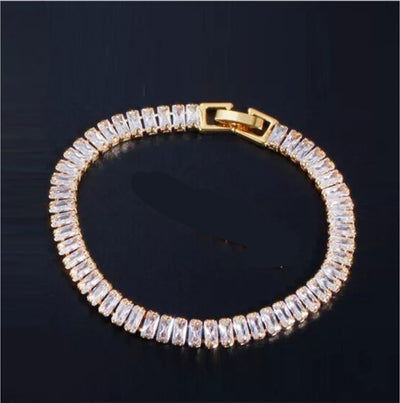 Gold Sparkle Rhinestone Bracelet