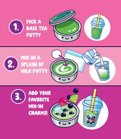 Crazy Aaron’s Boba Thinking Putty Mixed By Me Kit