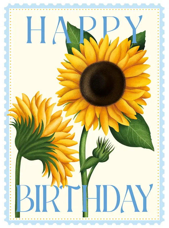 Happy Birthday – Sunflowers Card