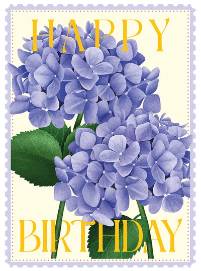 Happy birthday – Hydrangeas Card