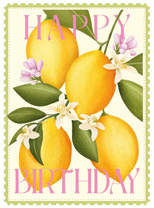Happy birthday – Lemons Card