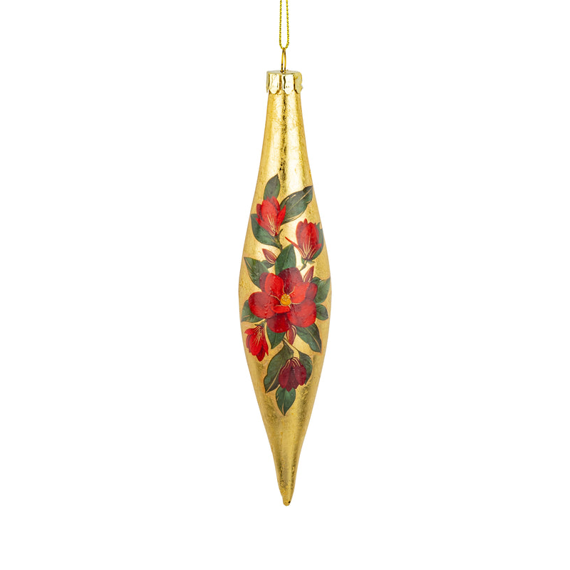 Glass Teardrop Ornament