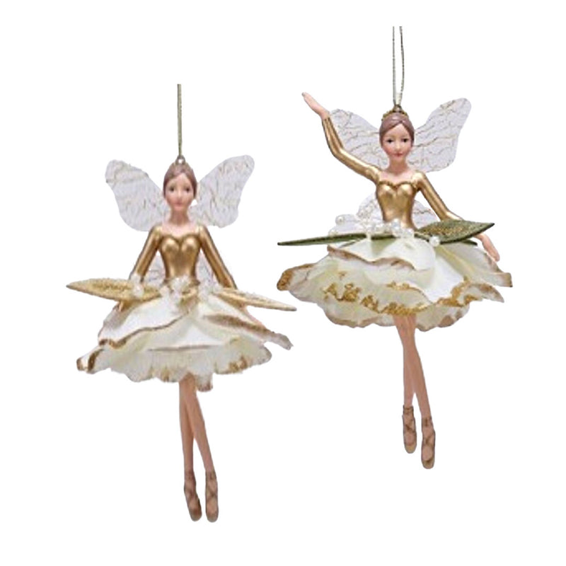 Fairy Ornament with Tulip Dress