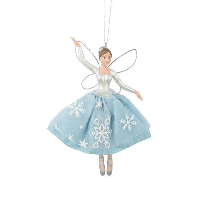 Pastel Blue fairy with Snowflake Dress