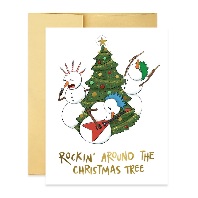 Rocking Around Christmas Tree Card
