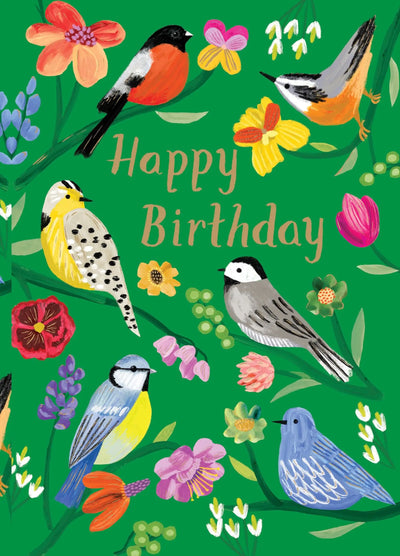 Birds Birthday Card