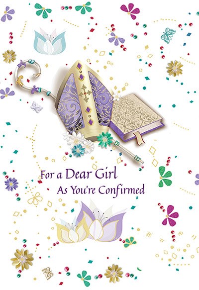 Confirmation Girl Card