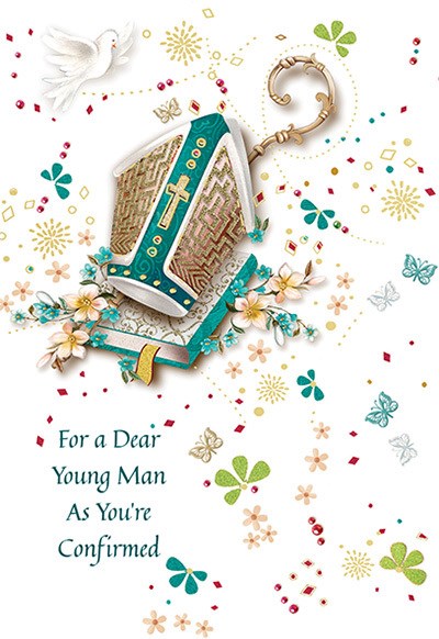 Confirmation Boy Card