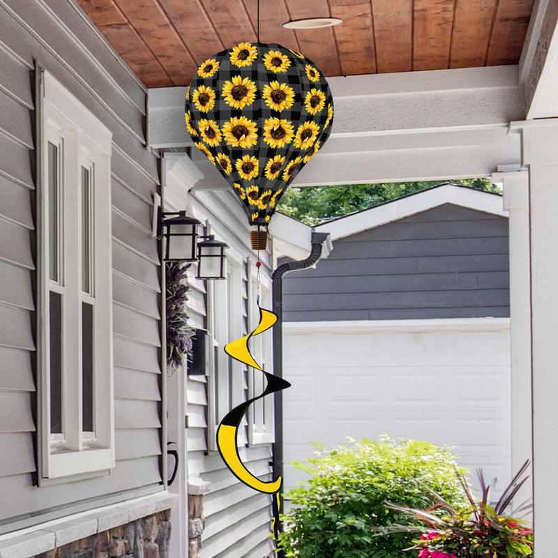 Sunflowers Hot Air Balloon Spinner