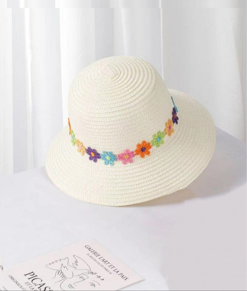Kids Hat with Flowers
