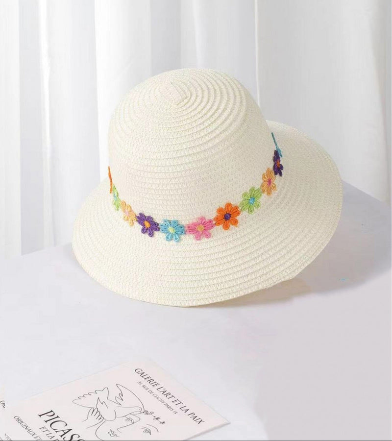 Kids Hat with Flowers