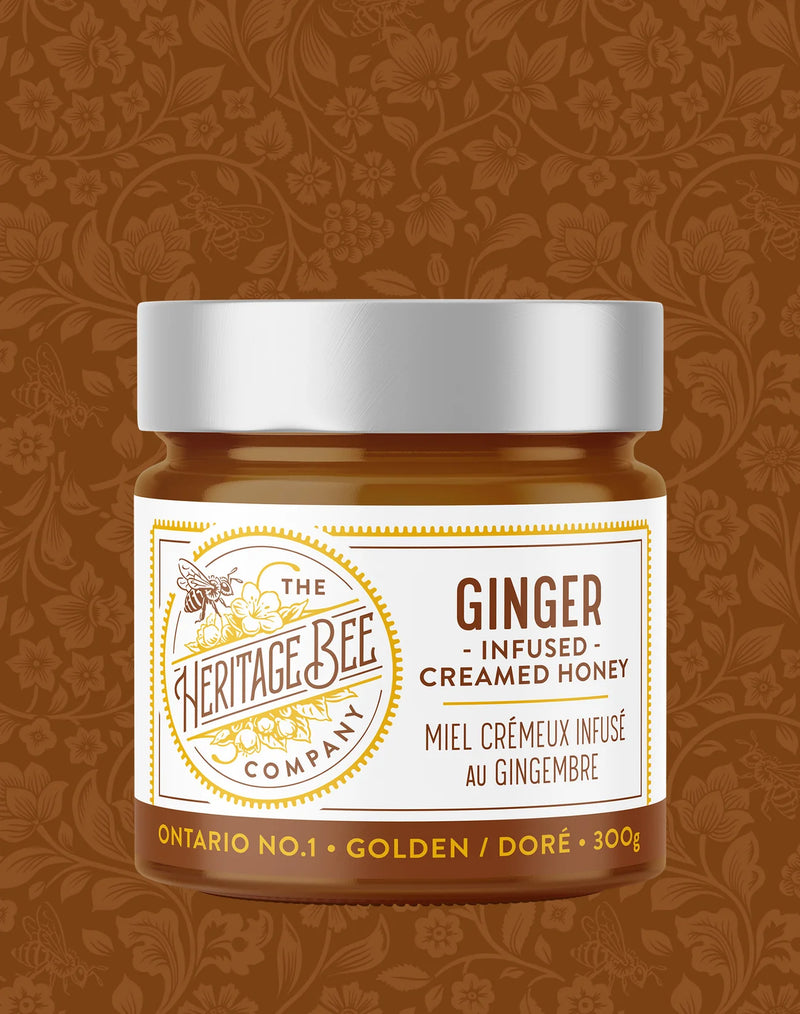 Ginger Creamed Honey- Made in Ontario