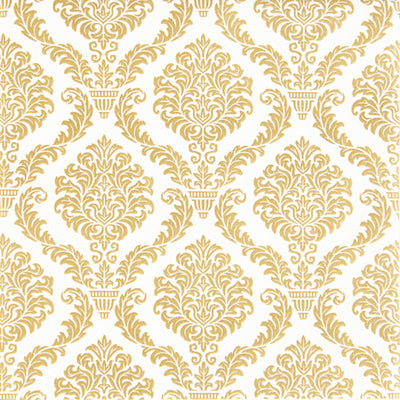 Large Dinner Size Napkins- Elegant Gold Damask