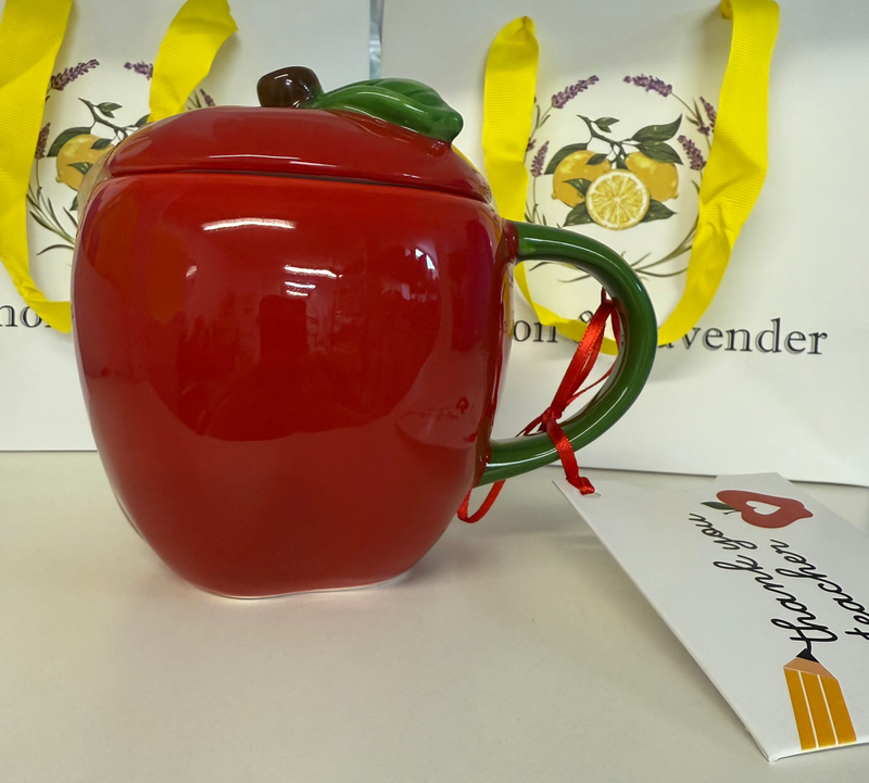 Apple Mug with Lid