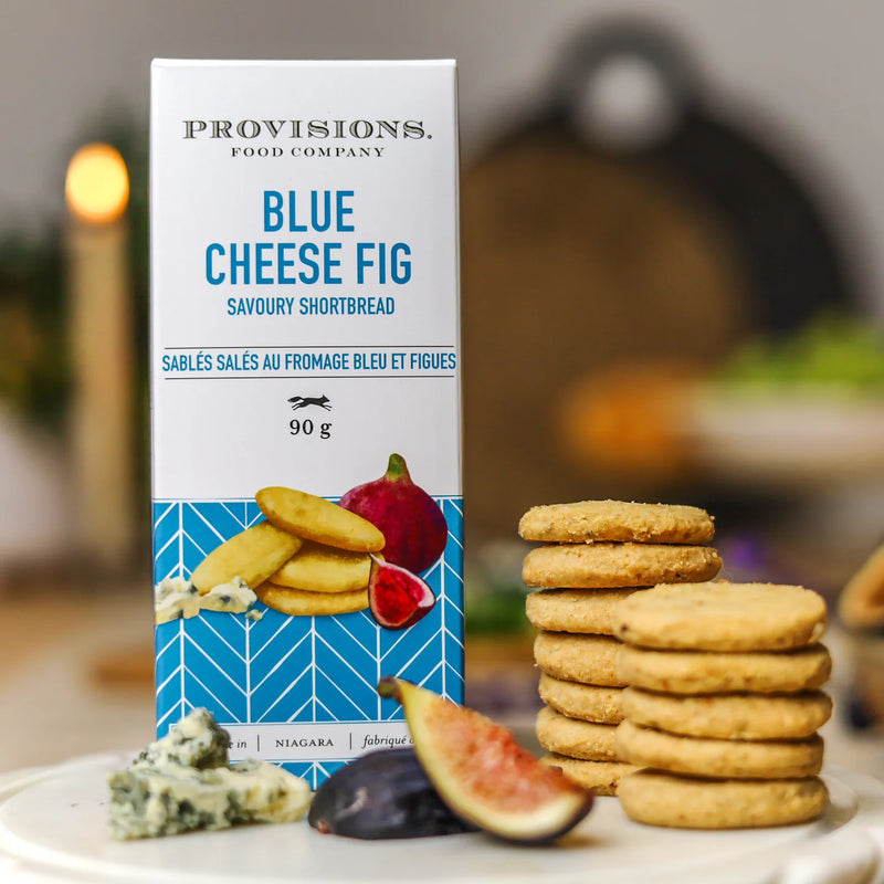 Blue Cheese Fig Shortbread - Made in Canada