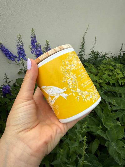 "The Canary's Song " - Sweet Orange 100% Soy Wax Candle - Made in Toronto