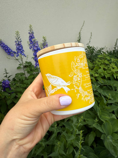 "The Canary's Song " - Sweet Orange 100% Soy Wax Candle - Made in Toronto