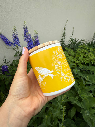 "The Canary's Song " - Sweet Orange 100% Soy Wax Candle - Made in Toronto