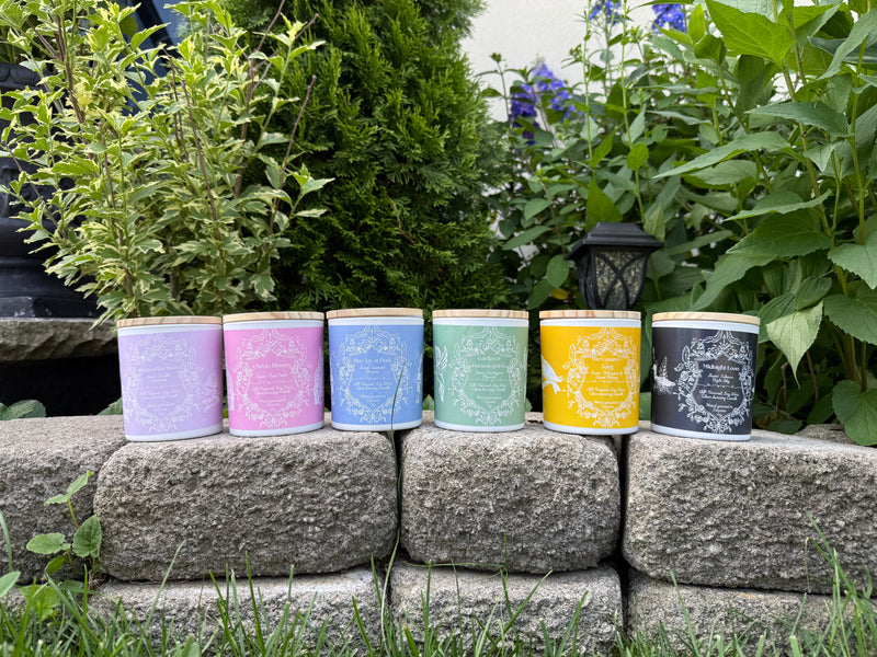 "Garden of Hummingbirds  " - Eucalyptus Meadow 100% Soy Wax Candle - Made in Toronto
