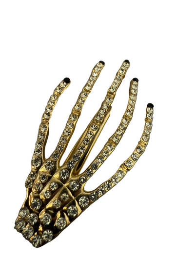 Skeleton Hand Hair Clip