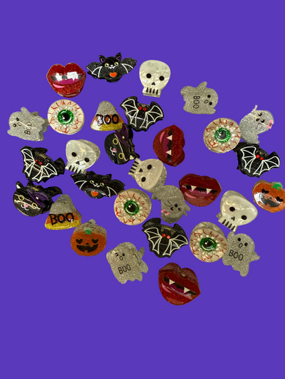 Tiny Halloween Hair Clip