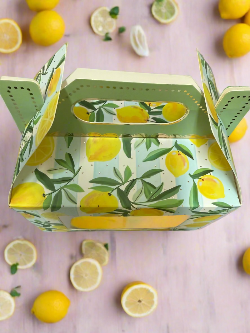 Lemon Themed Gift Box with Window