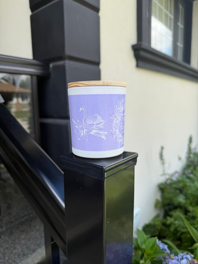 "Wings of the Swan" - Vanilla Cashmere 100% Soy Wax Candle - Made in Toronto