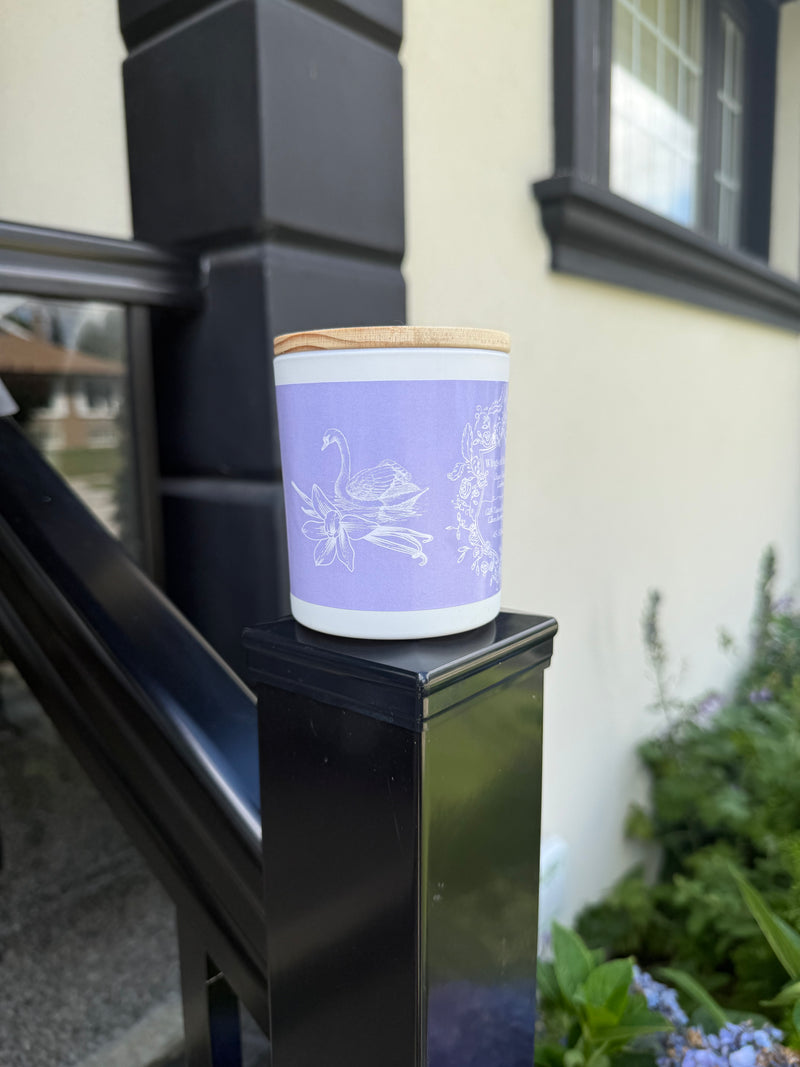 "Wings of the Swan" - Vanilla Cashmere 100% Soy Wax Candle - Made in Toronto