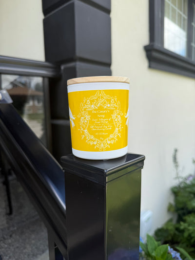 "The Canary's Song " - Sweet Orange 100% Soy Wax Candle - Made in Toronto