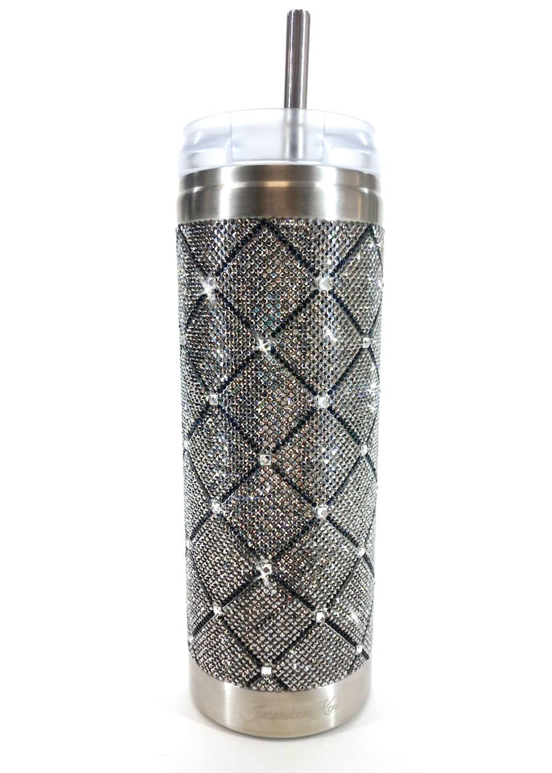 Little Black Dress Hematite Bling Tumbler