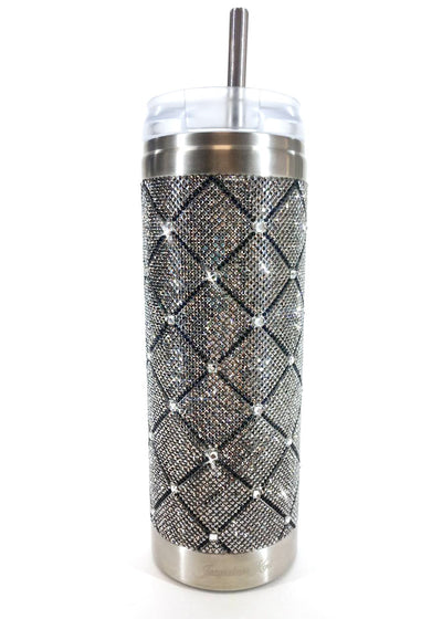 Little Black Dress Hematite Bling Tumbler
