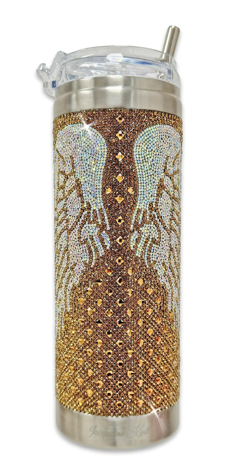 Blessed Gold Bling Tumbler