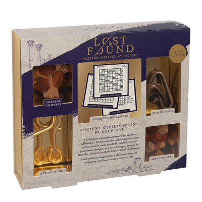 Lost & Found Ancient Civilizations Puzzle Set