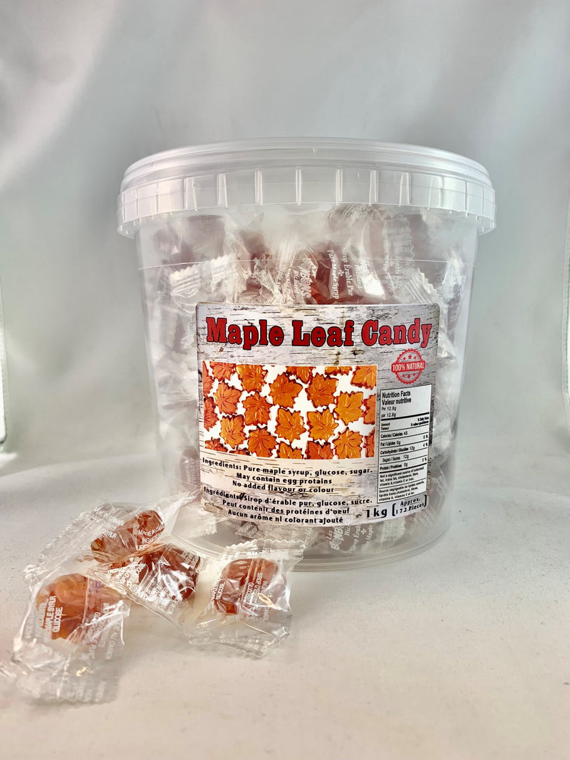 Maple Syrup Leaves Candy