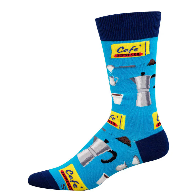Mens Cafe Espresso Socks