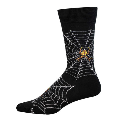 Mens Spider Webs Socks