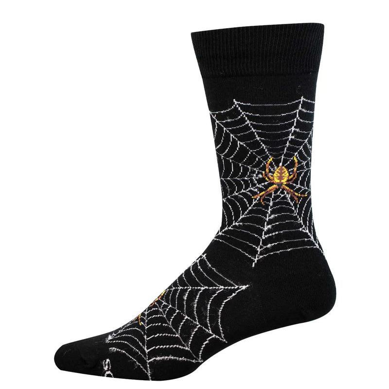 Mens Spider Webs Socks
