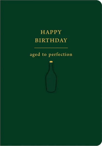 Happy Birthday Aged to Perfection Card