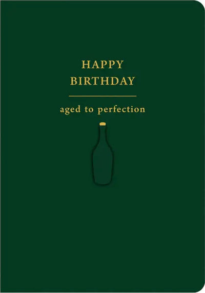 Happy Birthday Aged to Perfection Card