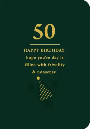 50  Birthday Card