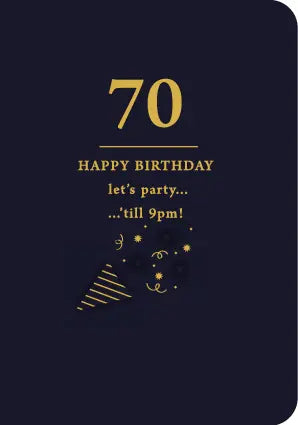 70 Birthday Card