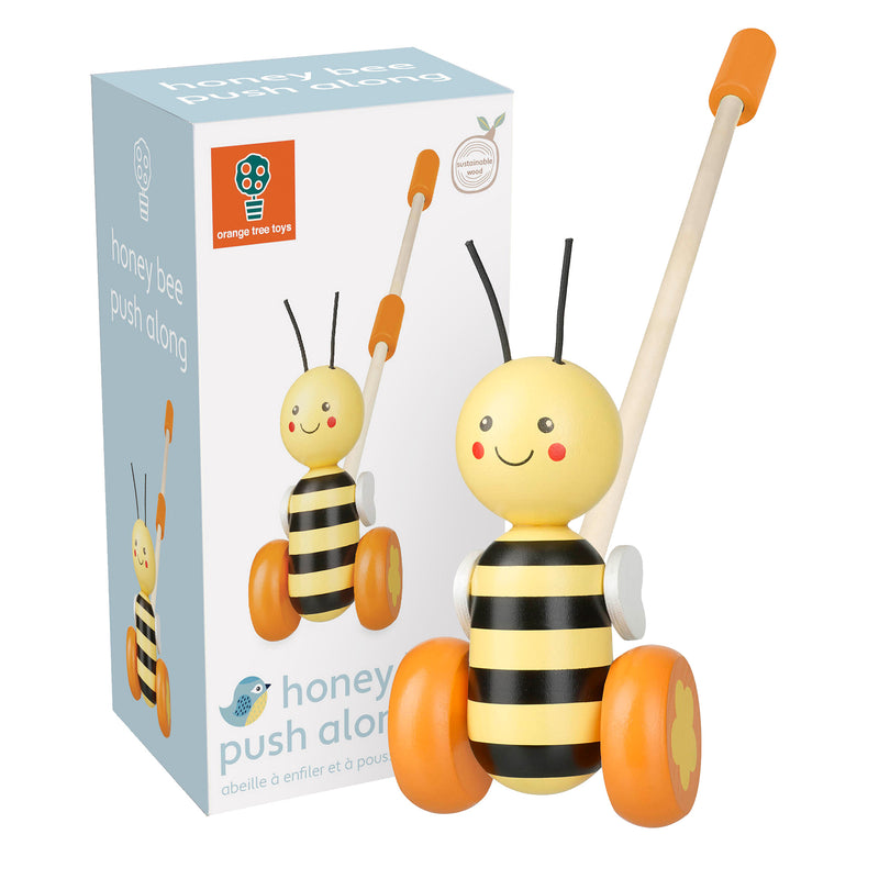 Honey Bee Push Along In a Box