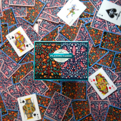 Birds & Flowers Playing Cards
