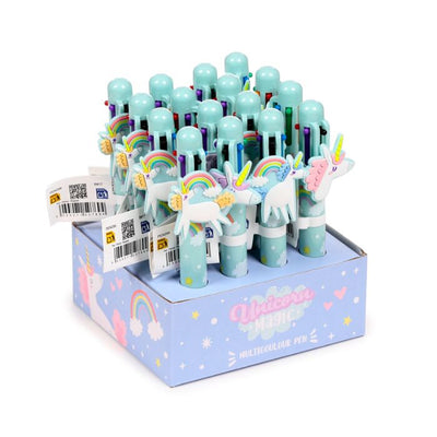 Unicorn Magic Multi Colour Pen with Charm