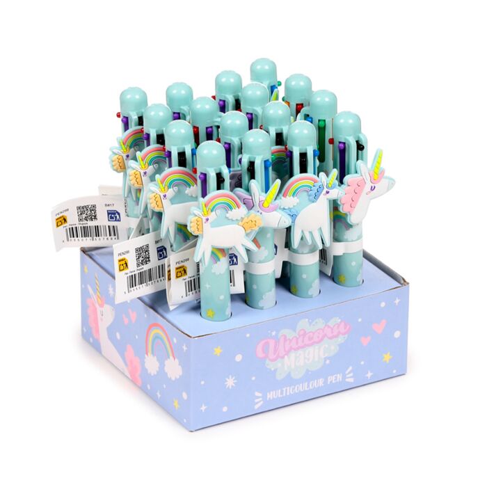 Unicorn Magic Multi Colour Pen with Charm
