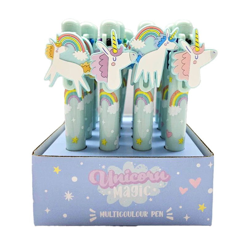 Unicorn Magic Multi Colour Pen with Charm
